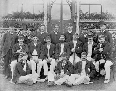 Los australianos, Octavo Equipo de 1893, de Cricketers Famosos y Campos de Cricket, publicado por Hudson y Kearns, 1895 de English Photographer
